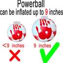 9 Pack Halloween Decorations Outdoor inflatables Scream Ball Elastic Ball Safely expands to 9 inchesHanging Bloody Inflatable Ball for Yard Haunted House Gate Party