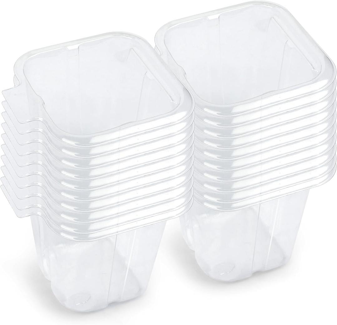 Voomey 20pack Paint Pail Liners, Plastic Disposable Bucket Liner Set for Paint Cups,Holds Up to A 16 oz. of Paint or Stain (Only Applicable to VOOMEY 4 inch Paint Cup)