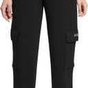 GUESS Women's Cecilia Scuba Cargo Pants (Medium, Jet Black)