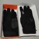 Electric Heated Gloves for Men & Women - Battery Work Touchscreen Thin Gloves for Working in Cold Winter Weather Rechargeable