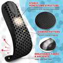 Ailaka Height Increase Insoles for Men Women, Honeycomb Shock Absorbing Cushion Insoles, Replacement Full Length Sports Shoe Height Inserts Height Elevation, size: 10 Male