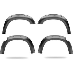 Husky Liners Fender Flares Pocket Style | Fits 2006-2008 Dodge Ram 1500; 2006-2009 Dodge Ram 2500; 2006-2009 Dodge Ram 3500 | Front & Rear, 4-pc Black - 2805911