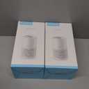 FULMINARE 2 Pack Air Purifiers for Home Bedroom H13 True HEPA Air Purifier, 3 Speeds, Timer, 24dB Quiet Air Cleaner With Night Light, Portable Small Desk Air Purifier for Smoke, Kitchen, Office, Green