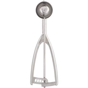 Cookie Dough Trigger Scoop: 1 oz. Stainless Steel Scooper Great for Baking, Ice Cream, Desserts and More