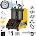AUTOOL Fuel Injector Cleaner Tester Machine, Ultrasonic Fuel Injection Cleaner 4 Cylinder for Gasoline Injectors, Digital Display, 3 Cleaning Functions 10 Test Modes (CT150)