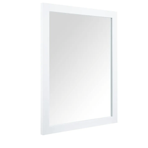 BOMINICA Rectangular Wall Mirror Framed Wall Mirror 16” x 20” for Bathroom, Living Room, Vanity, White