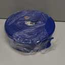 YASHINE PVC Drain HOSE 2"*100ft, Pool Backwash Hose, Heavy Duty Reinforced Blue PVC Lay Flat Water, For Swimming Drain Pools and Clean Filters, with 2 Clamp
