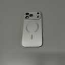 Misscase Magnetic for iPhone 17 Pro Max Case,Comes with Camera Lens Protector,Compatible with Magsafe,Soft TPU Full Protection Slim Smooth Bumper Shockproof Phone Cover Silver