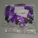 2 x 83Pcs Dark Purple Balloon Garland Kit with 2 Foil Star Balloons, 18/12/10/5 Inch Matte Purple Latex Balloons for Princess Birthday, Baby Shower, Bachelorette Party Decorations