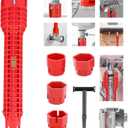 Tap Spanner Tool, 12-in-1 Multi-Functional Faucet Wrench, Comfortable Grip, Anti-Slip, for Sink, Bathroom & Kitchen Plumbing, Faucet Installation, Plumbing Repair Kita