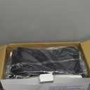 UPSKY 2.25Gal Elevated Dog Water Fountain, 4 Heights Adjustable Pet Fountain for All Dog Sizes, 304 Stainless Steel Tray Indoor Cat Drinking Dispenser with Ultra-Quiet Pump & 2 Replacement Filters, Black Elevated Dog Fountain + 2 Filters