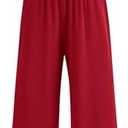 PRETTYGARDEN One Piece Strapless Jumpsuits for Women Dressy Casual Wide Leg Tube Rompers Jumper Beach Vacation Summer Outfits S