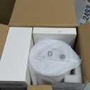 Magcubic 2025 Upgraded Mini Projector 4K support with WiFi 6 and Bluetooth 5.4, 5w Soundbase Speaker, Portable Projecteur with Auto Vertical Keystone 180 Rotatable Lens Cap for Movie Home HY300Pro+ (Pure White)