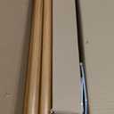 Wood Curtain Rods Set 2 Pack for Windows 48 to 84 Adjustable 1 inch Diameter Heavy Duty Window Rod Decorative Wooden Modern Boho Curtain Rods with Brackets Large Long Expandable Single Window Rod