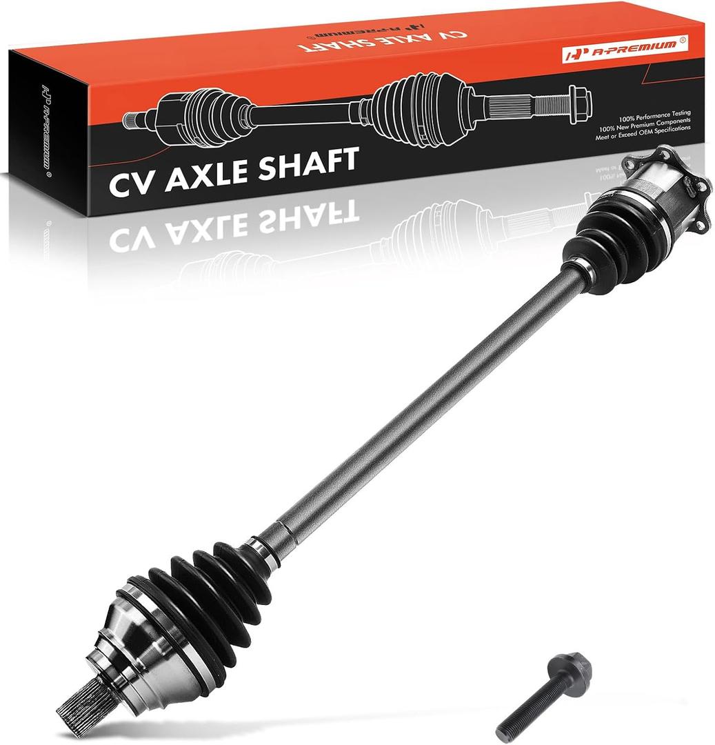 A-Premium CV Axle Shaft Assembly Compatible with Volkswagen Jetta 2005-2006/2009-2015, Golf 2010-2014 & Audi A3 2011-2013, 1.9L 2.0L, Front Right Passenger Side, Replace# 1K0407272QE, 1K0407272DQ