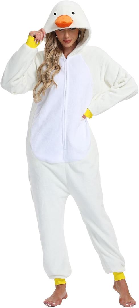 Adult Onesie Pajamas Animal One Piece Costume Halloween Cosplay for Women Men S