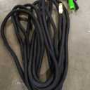 32FT Expandable and Flexible Garden Hose - Strength Durable Fabric and Latex Inner Tube, Lightweight Easy Storage Kink Free Water Hose with Solid 3/4" Brass connectors
