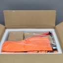New 60" Folding Magnetic Umbrella,Designed for Outdoor Work,600lb Strong Suction Hvac Umbrella With Magnetic Base & Clamp,2-in-1 Sun & Rain Protection,180 Adjustable,Portable for HVAC(Orange)