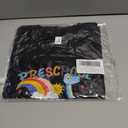 Toddler Kids First Day of Preschool Shirt Pre K Shirts for Girls Boys Hello Prek Tshirt Back to School Cotton Tee 2T 3T 4T (Black)