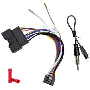 Aftermarket Radio Wiring Adapter Compatible with Ford 2011-2020, 16Pin Android Car Stereo Harness with Antenna Adapter Reverse, Fits for F-150 F-250 F-350 F-450 F-550 Edge Mustang Transit, DC 12V Only