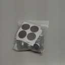 Black Stainless Steel Self Adhesive Caster Wheels  8 Pack Large Profile Swivel Ball Casters, 60 LBS Load Capacity Per Wheel, Universal Pulley for Furniture, Storage Bins, PC Cases, Large Appliances