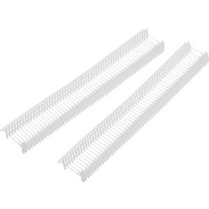 MECCANIXITY 5000Pcs Standard Tagging Gun Fasteners,0.4 Inch White Garment Tags Label Gun Plastic Refills, Fabric Tag Attachments Gun Barbs for Clothing, Retail, All Price Tags