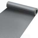 Wilaly Premium Garage Floor Mat, Commercial Grade Heavy Duty Parking Mat for Garage Floor, Golf Cart Parking, Water/Stain Resistant Floor Runner (Grey Diamond, 4 x 10 Feet)