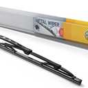Hella Oe Quality 24 Inch All Seasons Streak-Free Rubber Standard Wiper Blade (Single Blade) fits select BMW Chevrolet Chrysler Dodge Ford GMC Hyundai Mazda Nissan Ram Toyota Volkswagen / 9XW398114024
