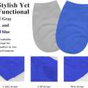 2 Pack Solid Color Dog Shirts Lightweight, Breathable Pet T-Shirts, Durable Stretchy Clothes for Small to Large Dogs, Ideal for Everyday Wear & Holidays.Grey Blue X-Large