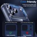 UniqueMe Compatible for 3 Pack iPhone 17 Pro Max Camera Lens Protector - [Drop Protection] Anti Scratch Full-Coverage Tempered Glass Camera Cover Screen [Periodic Quality Upgrading] (Transparent)