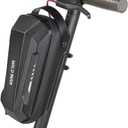 Scooter Storage Bag, Waterproof Scooters Handlebar EVA Hard Shell Bike Front Bag for Carrying Charger Tools Repair Tools