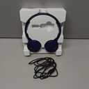 JVC HA-S23W Wireless Headphones - On Ear Bluetooth Headphones, Foldable Flat Design, 17-Hour Long Battery Life (Blue)