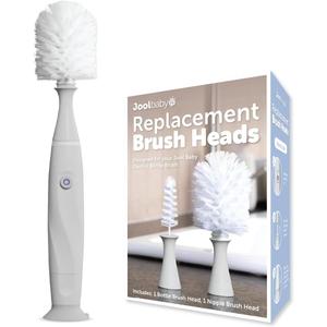 Jool Baby Electric Baby Bottle Brush (Gray) + Replacement Heads (Gray)