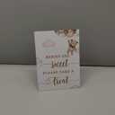 Babies are Sweet Take a Treat Sign Baby Shower Sign-811 Inches, Wildflower Wooden Sign, Gender Neutral Tabletop Decor for Gender Reveal Party, Baby Shower Party Favors Supplies Decoration-LA90 (multicoloured86)