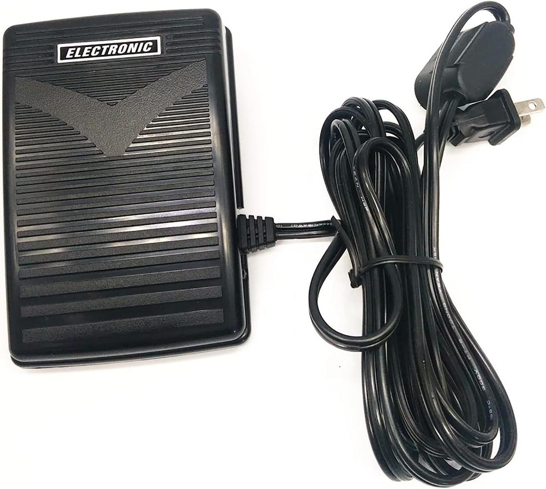 Variable Speed Foot Control w/Cord for Singer Featherweight 221,1200-1, 201, 221-1, 222, 301, 301A, 431G, 66-16#PFW-196131#988274-102