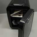 BEICHEN Mini Fridge, 4 Liter/6 Can Portable Refrigerator for Bedroom Office Dorm Car Fast Cooling, Low Noise, 100-125V AC/5-12V USB Small Compact Refrigerator for Skincare, Food, Drinks(Black)