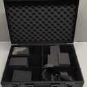 Toploader Storage Box for 3x4 35pt Rigid Cards, Top Loader Cards  Holds 600+ Top Loaders - Aluminum Alloy Trading Card Case, Sports Card Storage Box with Lock (Large Black)