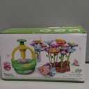 TingingYuli Arts and Crafts Kit for Kids Ages 4-8, Flower Bouquet Toys,DIY Flower Market Toys,Build Your Bouquet,Educational Christmas Birthday Gifts for 3 4 5 6 7 8 9 Year Old Girls-Green