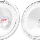 2pcs Silicone Flange 21mm Compatible with Momcozy S12 Pro/S9 Pro/S12 Breast Pump,TSRETE S12/Kmaier S12 Wearable Breast Pumps, Shield 21mm Flange Parts