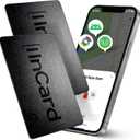 Wallet Tracker Card for Both Googles Find Hub and Apple Find My, 5 Years Battery Life Ultra-Thin Android Tracker Card, IP68 Waterproof Wallet Finder for Passport, Purse,Gags,1 Pack