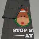 Stop Staring At My Reindeers Funny Christmas Inappropriate T-Shirt, Size S