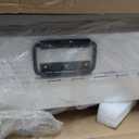 Heavy Duty Fully Collapsible Powder-Coated Aluminum Dog Crate - Medium (White) (34.6"L x 25.2"W x 28.9"H)