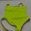 Women's One Piece Swimsuits 2025 Tummy Control -Slimming Bathing Suit Neon 1 Piece Beach Outfit Sexy Sport Swim Suits XL