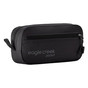 Eagle Creek Pack-It Isolate Quick Trip - Compact Travel Toiletry Bag for Optimizing Luggage Space - Lightweight - Water-Resistant - Easy-Grab Zipper - Sustainable Materials - X-Small - Black