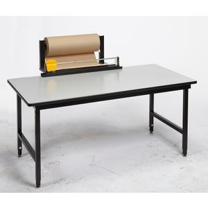 DEHNCO Table Roll Stand with Cutter (5.8 ft x 2.9 ft x 3.3 ft Gray)