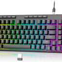 Redragon K517 Pro Wireless Gaming Keyboard, RGB Backlit, Tri-Mode BT/2.4GHz/USB-C, Mechanical Feel 94 Keys Computer Keyboard with 4 Macro Keys, Number Pad, 4000mAh Battery for Win/MAC