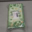 100 Pcs St. Patrick's Day Napkins, Disposable Green Shamrock Lucky Clover Paper Hand Towels Cocktail Guest Napkins for Home Dinner Bathroom Holiday Irish Party Favors Supplies