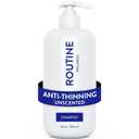 Routine Wellness Anti-Thinning Shampoo for Thinning Hair - Biotin DHT Blocker Women & Men - Color Safe Shampoo for Hair Loss & Healthy Hair - Unscented - 14oz