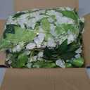 Lvydec Wisteria Artificial Flowers Garland, 4Pcs Total 28.8ft White Artificial Wisteria Vine Silk Hanging Flower for Home Garden Outdoor Ceremony Wedding Arch Floral Decor