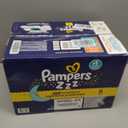 Pampers ZZZ Overnight Diapers, Size 6 (35+ lbs), 72 Count, Nighttime Protection Disposable Baby Diaper, Night Time Leak and Skin Protection